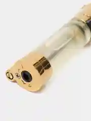 Белый зажигалка газовая, автогенка "Кристалл"