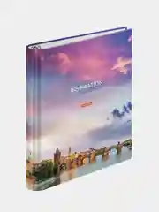 Бордовый тетрадь на кольцах А5, 120 л., ArtSpace, глянцевая ламинация