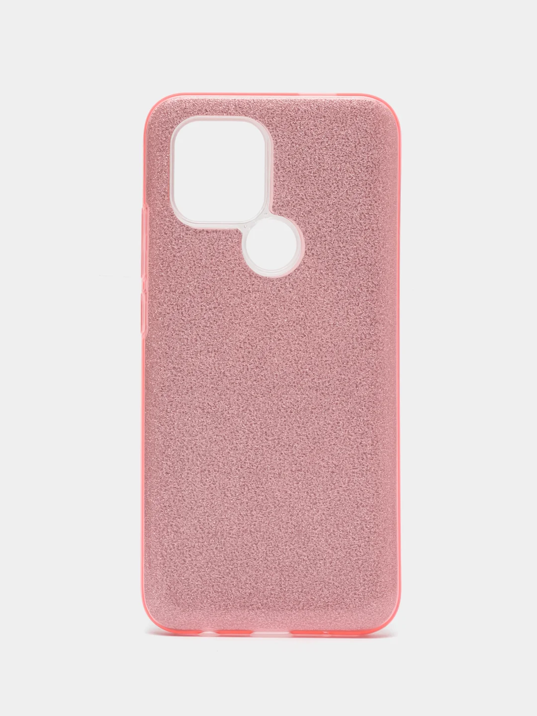 Розовый чехол блестящий Xiaomi Redmi A1 Plus, Redmi A2 Plus, накладка c блёстками, Редми А1+ / А2+