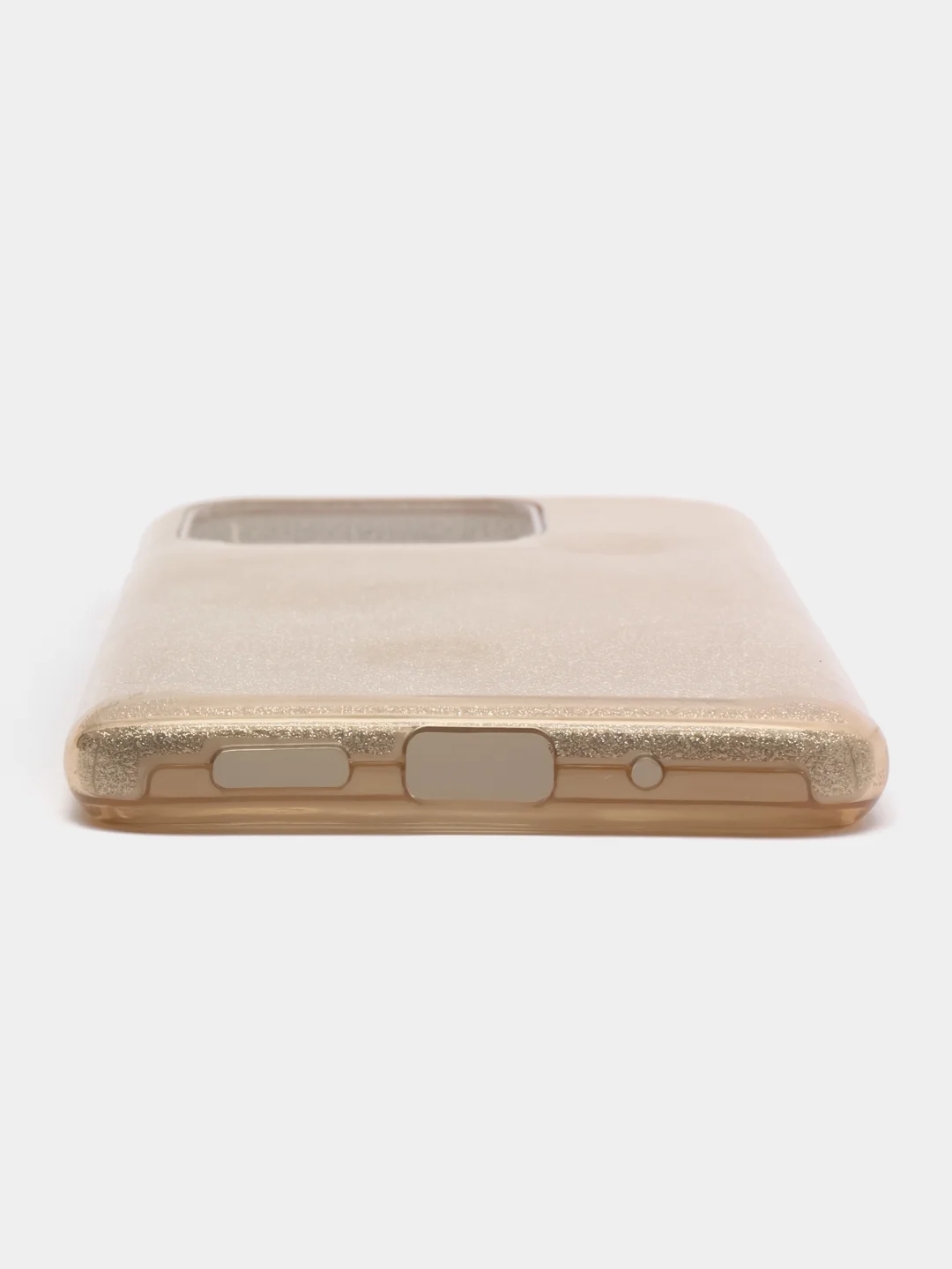 Золотой чехол блестящий Xiaomi Redmi 12C накладка c блёстками Редми 12С