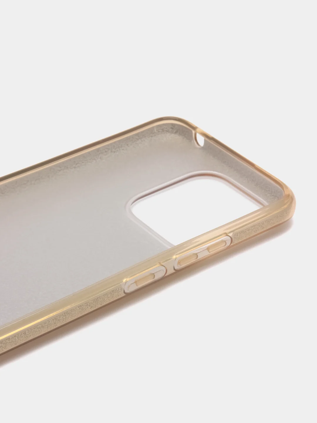 Золотой чехол блестящий Xiaomi Redmi 12C накладка c блёстками Редми 12С
