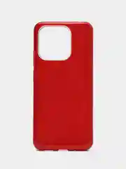 Красный чехол блестящий Xiaomi Redmi 12C накладка c блёстками Редми 12С