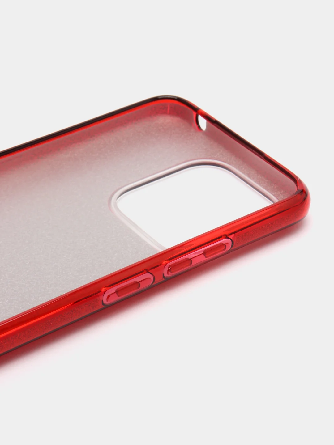Красный чехол блестящий Xiaomi Redmi 12C накладка c блёстками Редми 12С