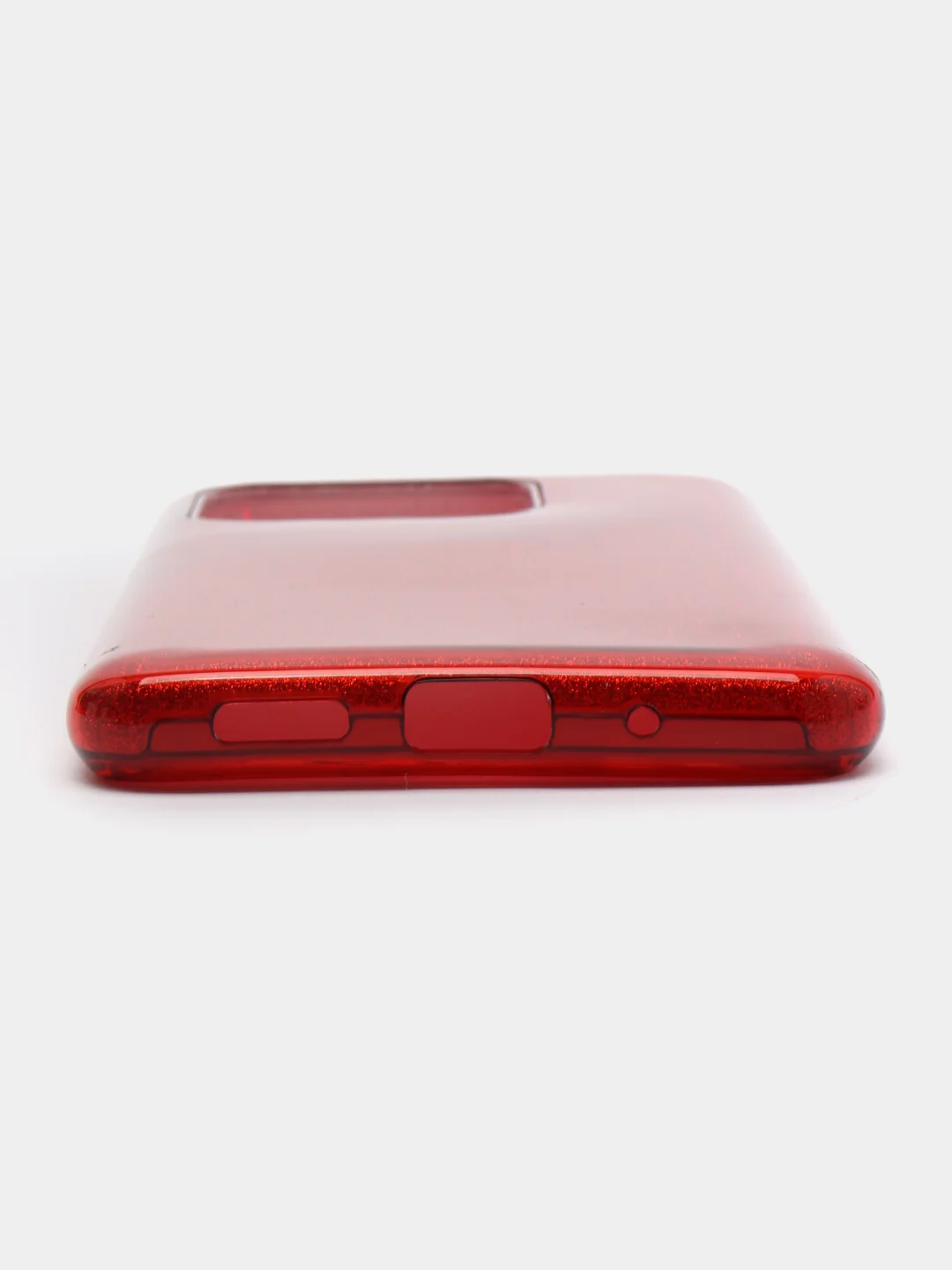 Красный чехол блестящий Xiaomi Redmi 12C накладка c блёстками Редми 12С
