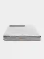 Серебряный чехол блестящий Xiaomi Redmi 12C накладка c блёстками Редми 12С