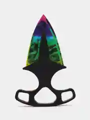 Разноцветный нож тычковый деревянный cs go, "кс го", 2 шт