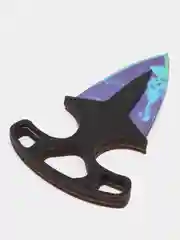 Синий нож тычковый деревянный cs go, "кс го", 2 шт