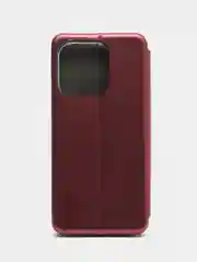 Пурпурный чехол-книжка для Tecno Spark  10 / 10C , Техно Спарк 10 / 10С