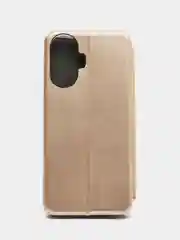 Золотой чехол-книжка для Realme C55 / Реалми С55
