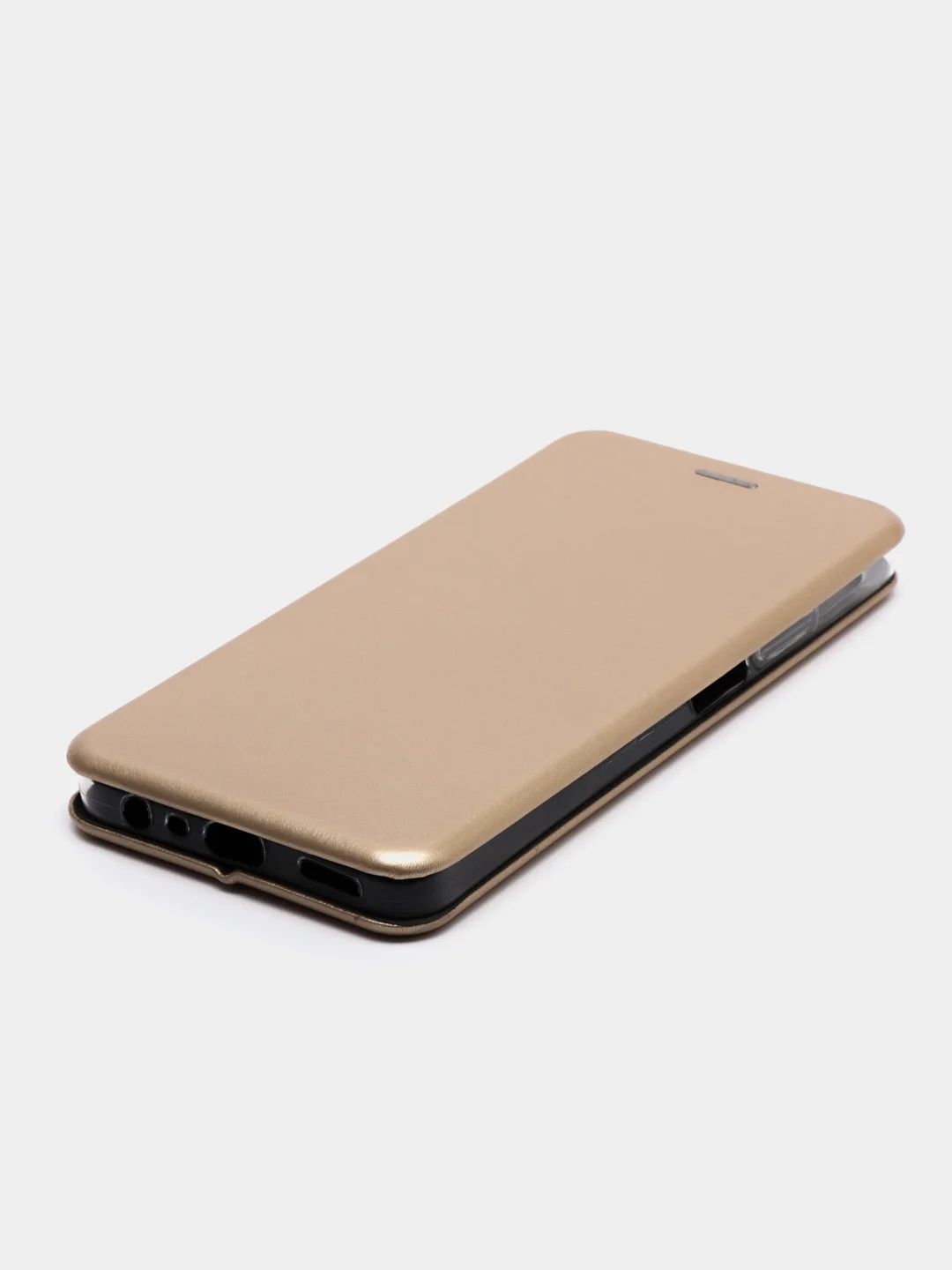 Золотой чехол-книжка для Realme C55 / Реалми С55