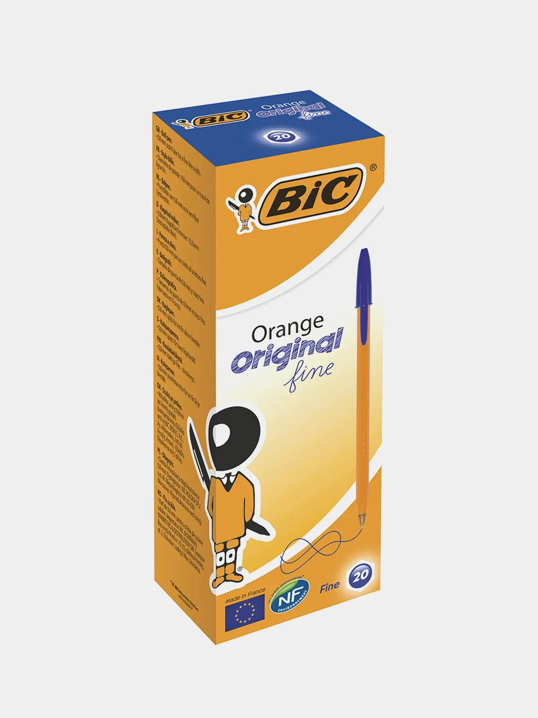 Ручка шариковая Bic Orange, Синяя, 8099221