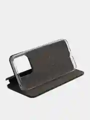 Темно-синий чехол-книжка для Xiaomi Redmi 12C / Сяоми Редми 12С