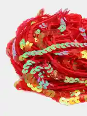 Красный лента из пайеток
