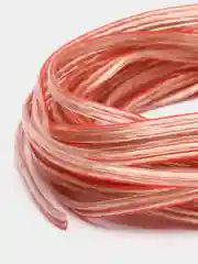 Кабель акустический прозрачный / красно-черный. Professional line. Провод звуковой
