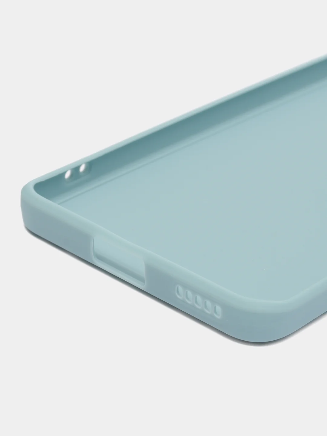 Светло-синий чехол для Xiaomi 13 Lite силиконовый (Ксиоми 13 лайт), силиконовый, c защитой камеры