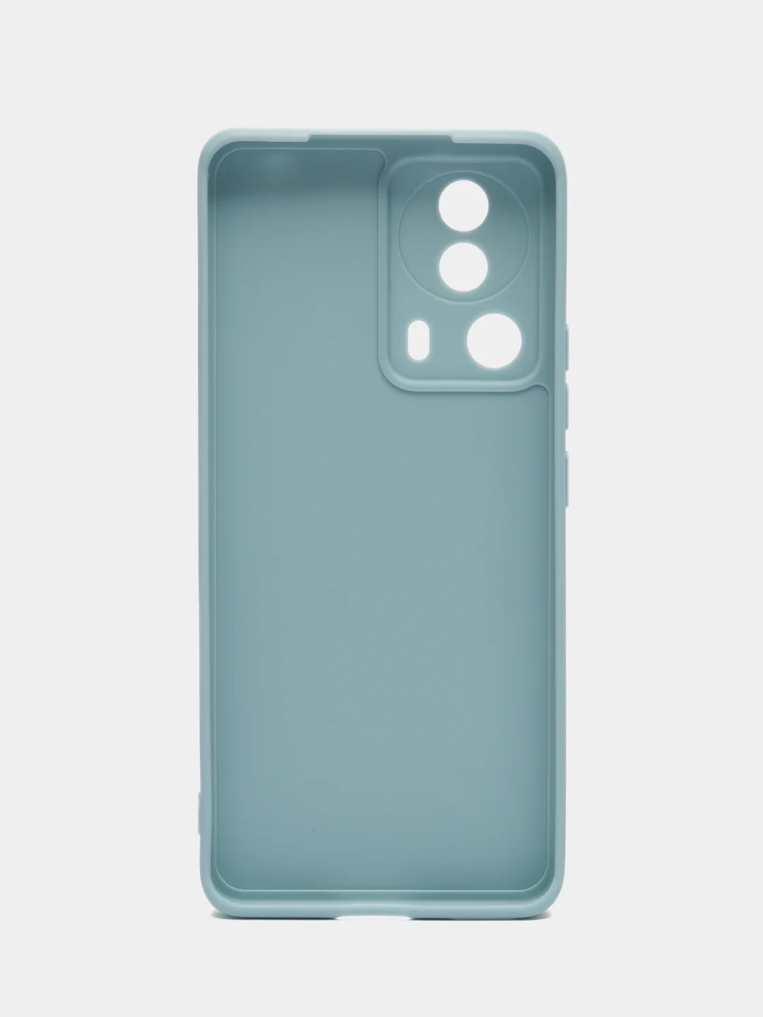 Светло-синий чехол для Xiaomi 13 Lite силиконовый (Ксиоми 13 лайт), силиконовый, c защитой камеры
