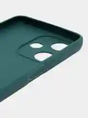 Темно-синий силиконовый чехол для Infinix HOT 30i (Инфиникс Хот 30 ай), прозрачный