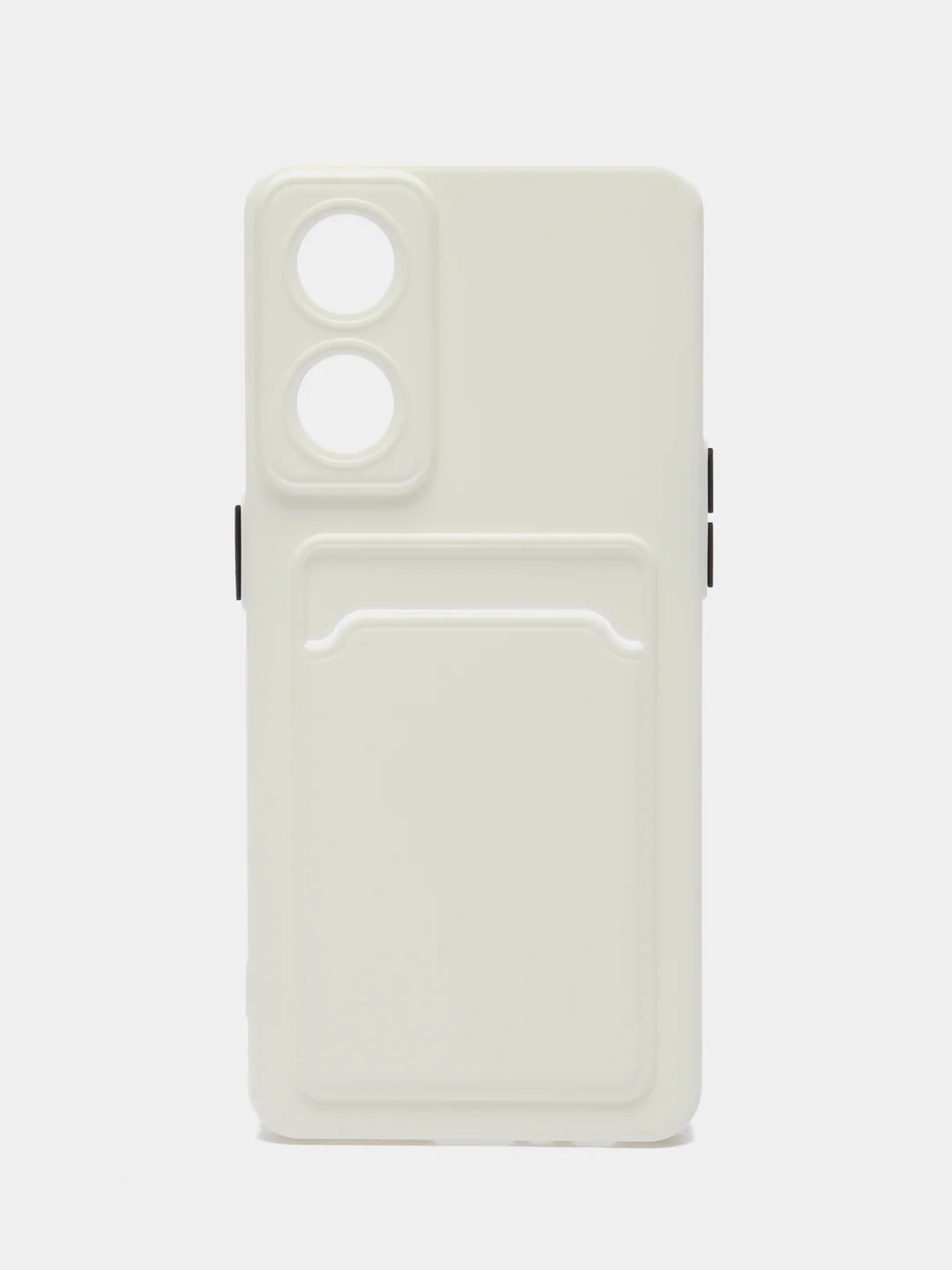 Белый чехол для OPPO Reno 8T 4G (Оппо Рено 8Т), силиконовый, прозрачный