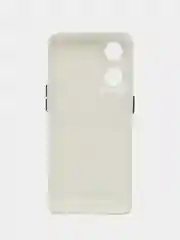 Белый чехол для OPPO Reno 8T 4G (Оппо Рено 8Т), силиконовый, прозрачный