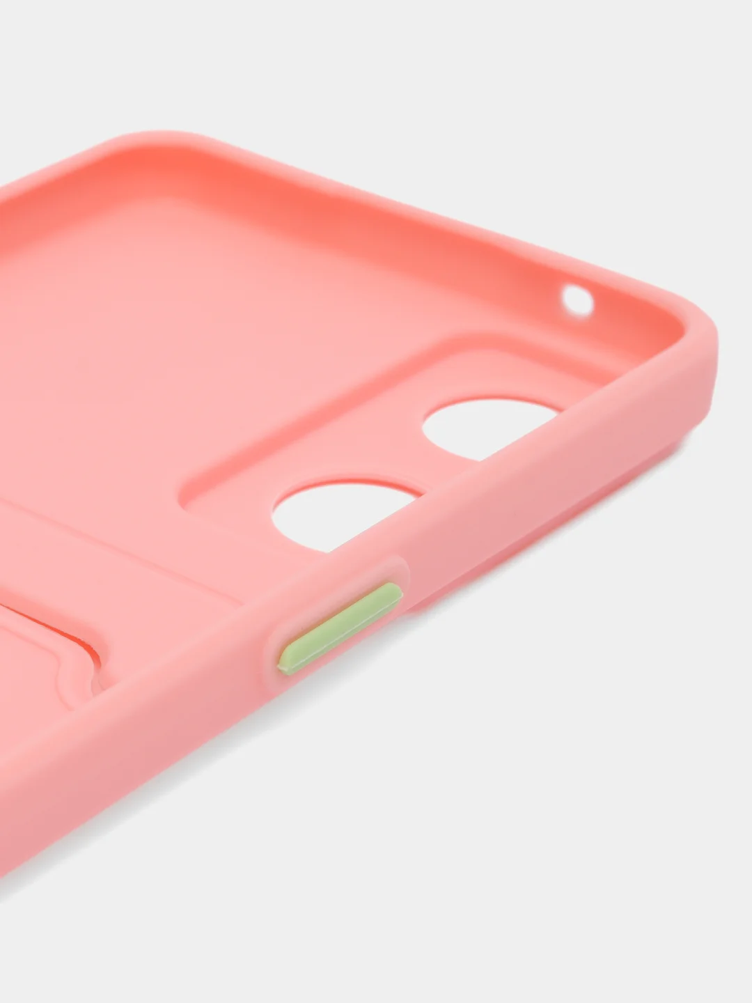 Пудровый чехол для OPPO Reno 8T 4G (Оппо Рено 8Т), силиконовый, прозрачный