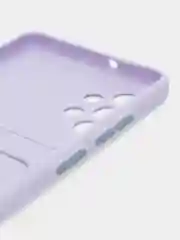 Лавандовый силиконовый чехол для Samsung Galaxy A32 4G (Самсунг Галакси А32 4 джи), прозрачный