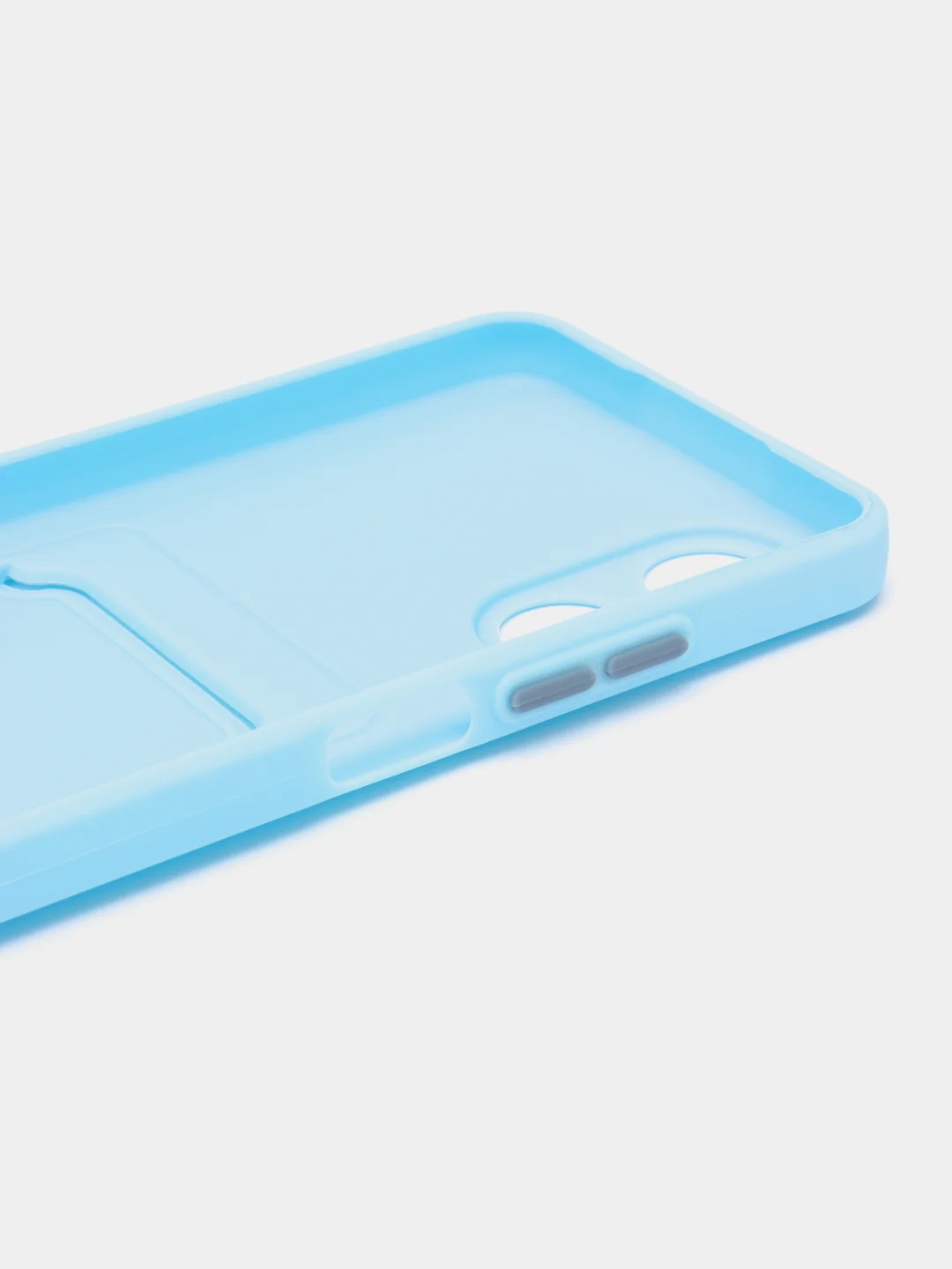 Голубой чехол для Oppo A17 / A17K, Оппо А17 / 17К, силиконовый