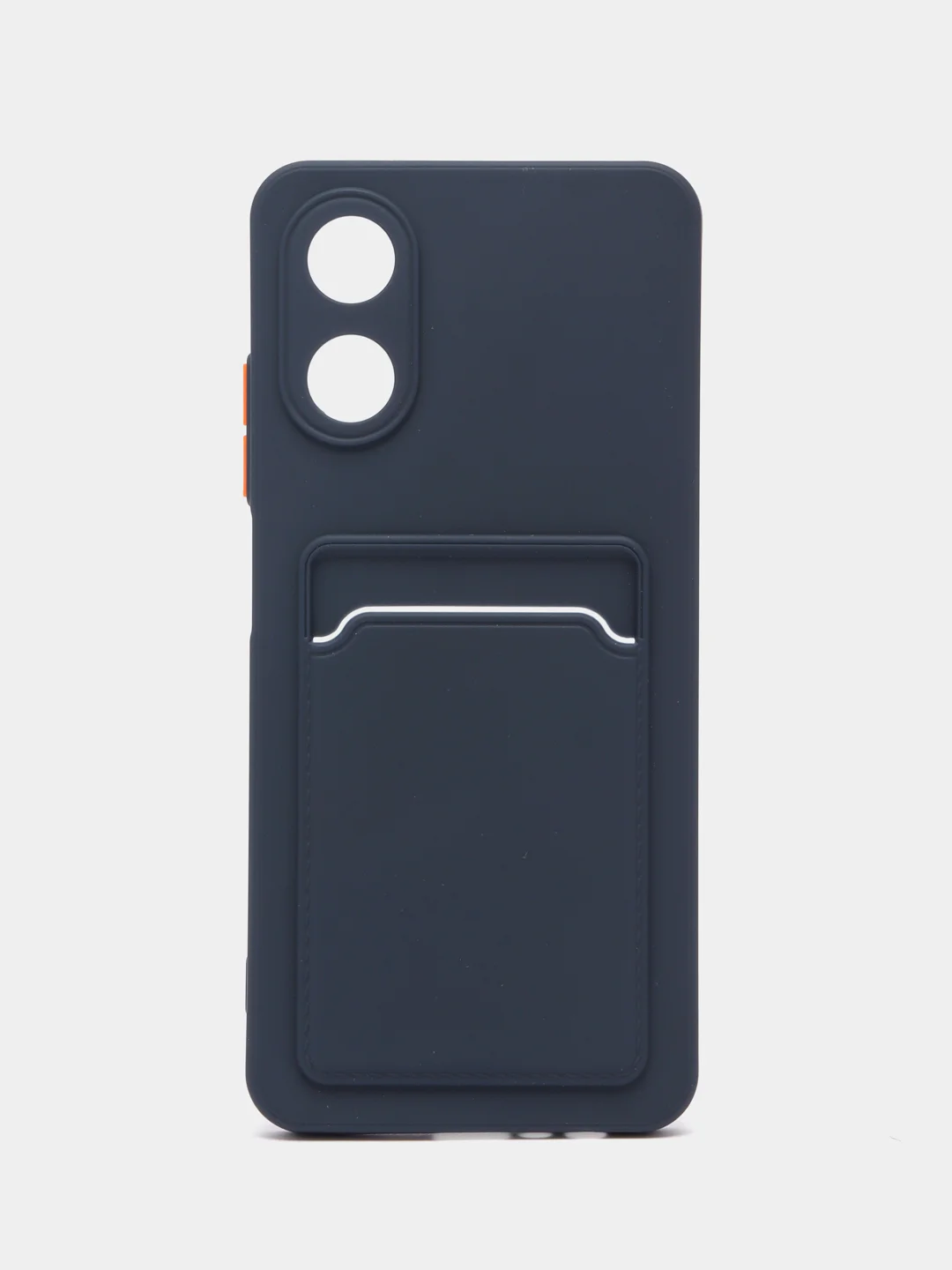 Темно-синий чехол для Oppo A17 / A17K, Оппо А17 / 17К, силиконовый