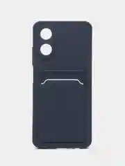 Темно-синий чехол для Oppo A17 / A17K, Оппо А17 / 17К, силиконовый