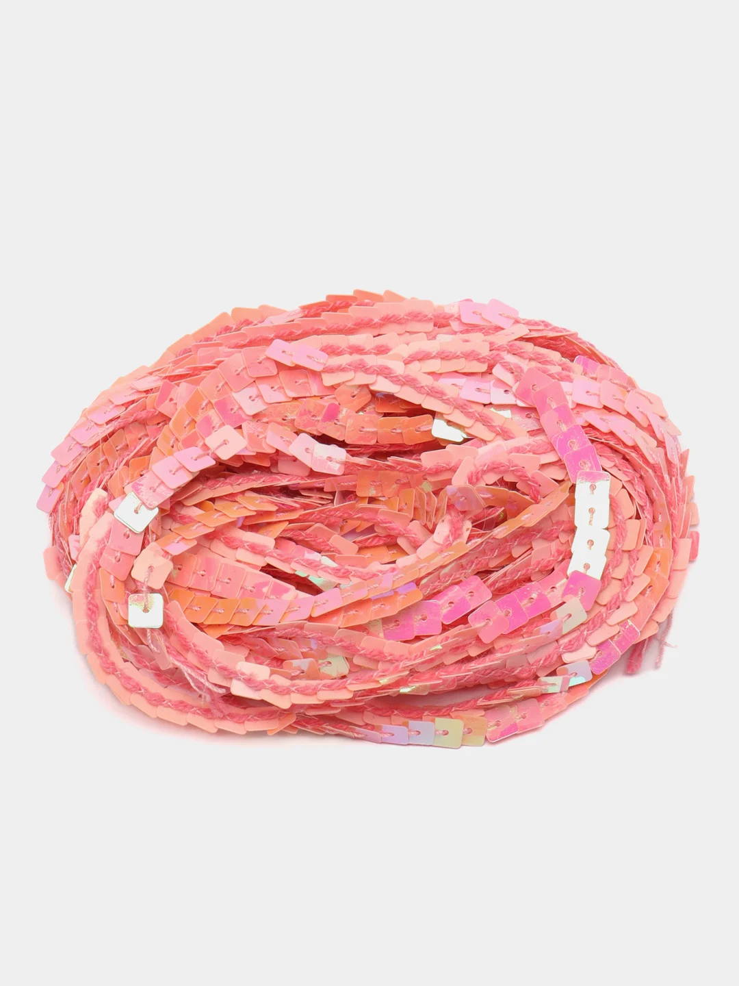 Коралловый лента из пайеток