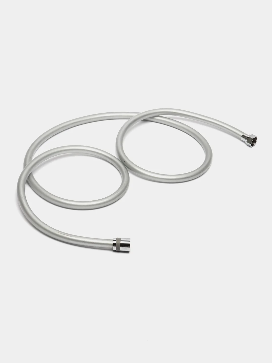 Potato шланг для душа 1.5-2.0м Silverflex Twist силикон, хром