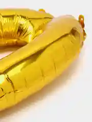 Алый фольгованный шар "Цифра", 35 см