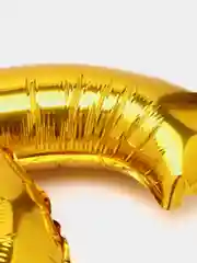 Зеленый фольгованный шар "Цифра", 35 см