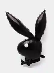Черный шар фигура "Зайчик Playboy", плейбой на девичник
