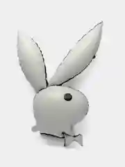 Черный шар фигура "Зайчик Playboy", плейбой на девичник