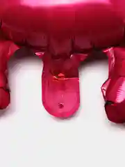 Красный воздушный шар "Друзья монстрик" синий, красный