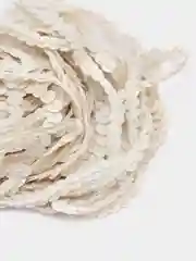 Белый лента из пайеток