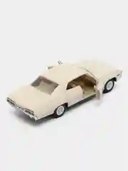Бежевый машинка металлическая инерционная 1967 Chevrolet Impala (Импала) KT5418D 1:43 Kinsmart