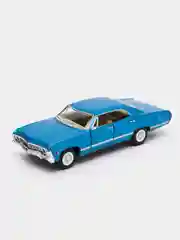 Синий машинка металлическая инерционная 1967 Chevrolet Impala (Импала) KT5418D 1:43 Kinsmart