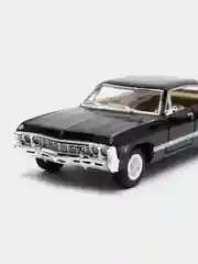 Черный машинка металлическая инерционная 1967 Chevrolet Impala (Импала) KT5418D 1:43 Kinsmart