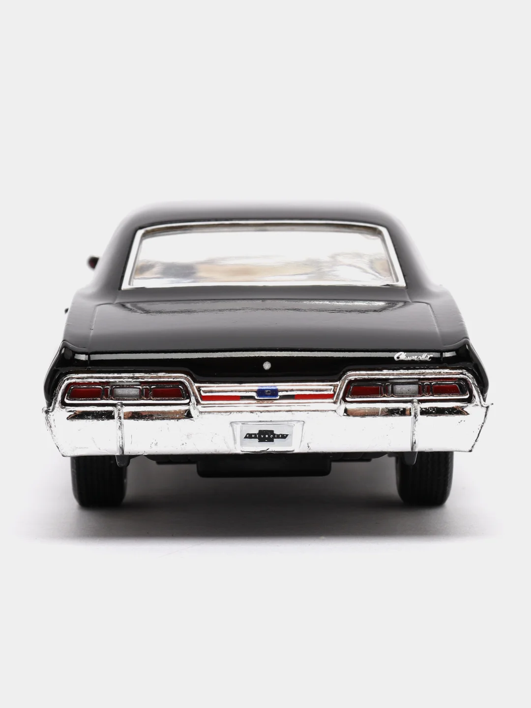 Черный машинка металлическая инерционная 1967 Chevrolet Impala (Импала) KT5418D 1:43 Kinsmart