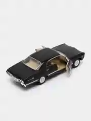 Черный машинка металлическая инерционная 1967 Chevrolet Impala (Импала) KT5418D 1:43 Kinsmart