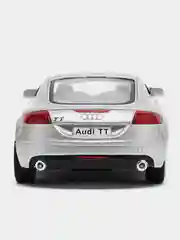 Серебряный машинка металлическая инерционная 2008 Audi TT Coupe KT5335D 1:36 KINSMART