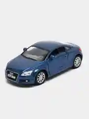 Синий машинка металлическая инерционная 2008 Audi TT Coupe KT5335D 1:36 KINSMART