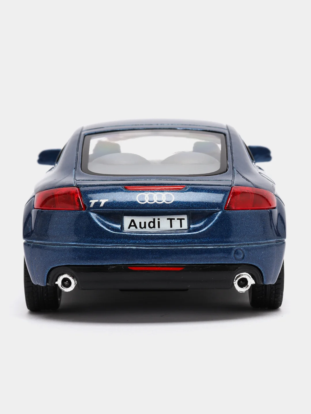 Синий машинка металлическая инерционная 2008 Audi TT Coupe KT5335D 1:36 KINSMART
