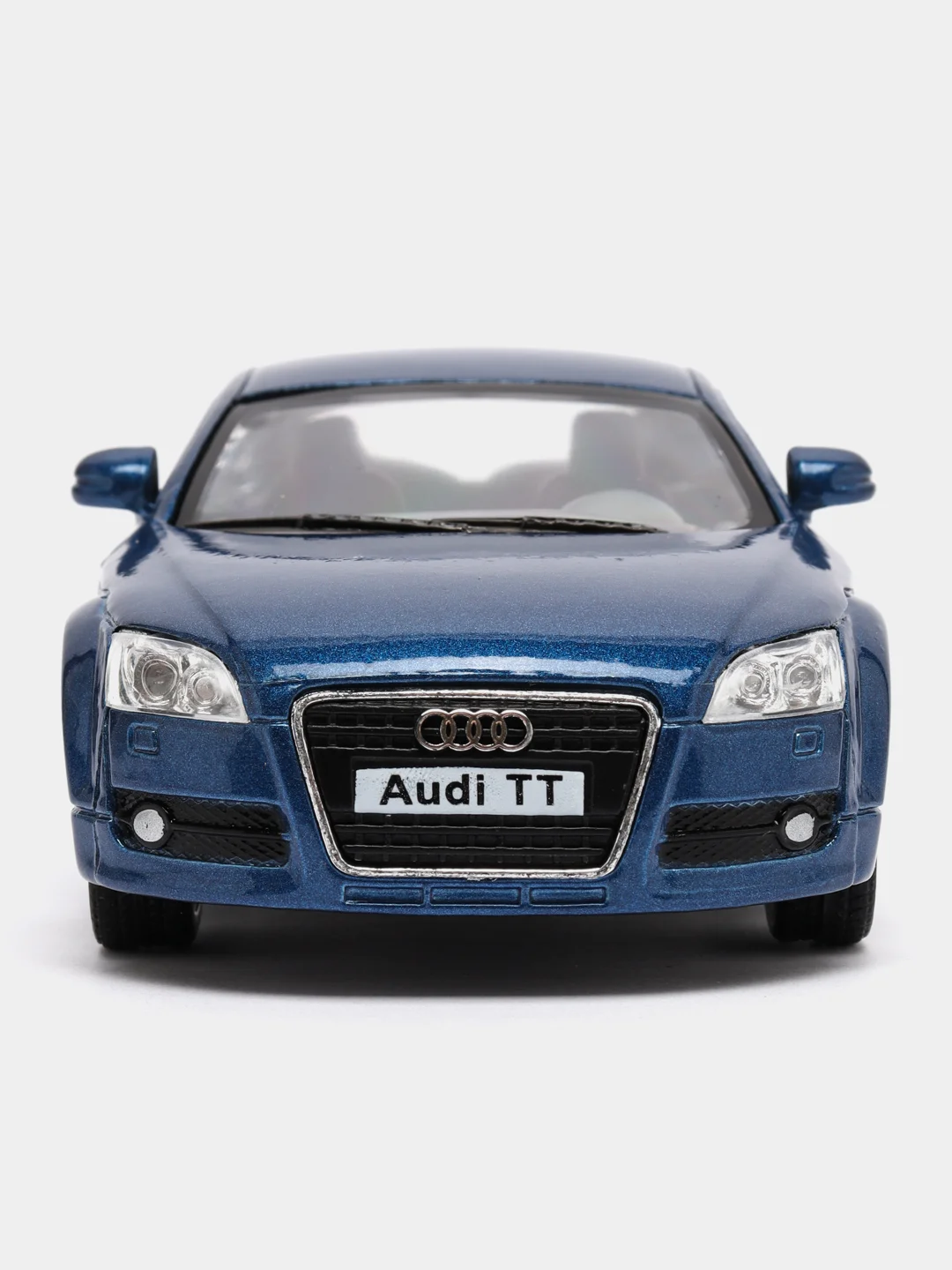 Синий машинка металлическая инерционная 2008 Audi TT Coupe KT5335D 1:36 KINSMART