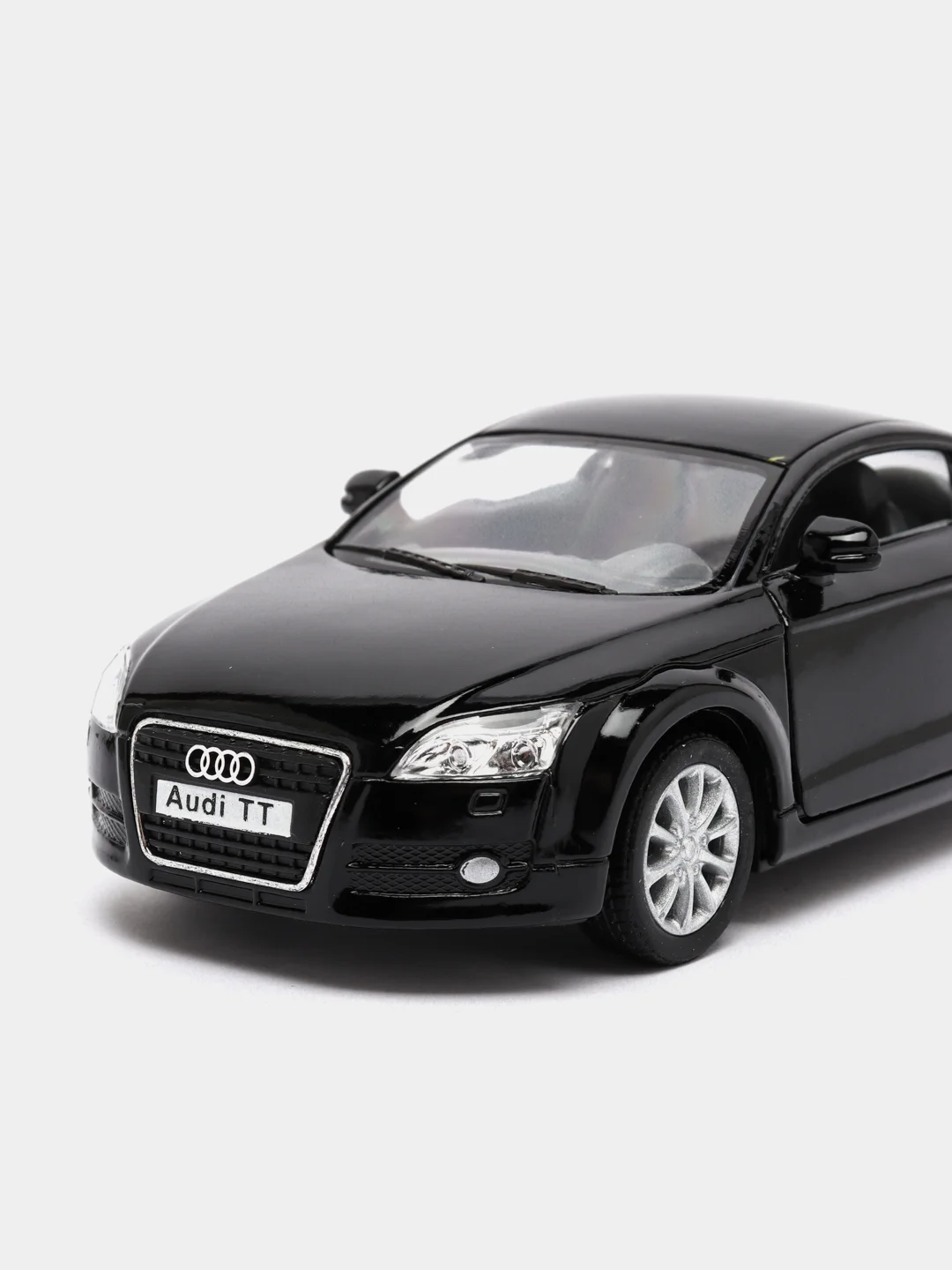 Черный машинка металлическая инерционная 2008 Audi TT Coupe KT5335D 1:36 KINSMART