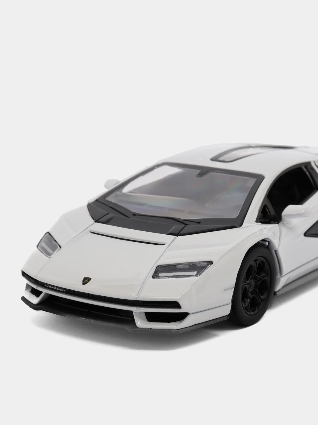 Белый машинка металлическая инерционная Lamborghini Countach LPI 800-4 KT5437D 1:38 KINSMART