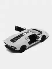 Белый машинка металлическая инерционная Lamborghini Countach LPI 800-4 KT5437D 1:38 KINSMART