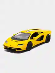 Желтый машинка металлическая инерционная Lamborghini Countach LPI 800-4 KT5437D 1:38 KINSMART