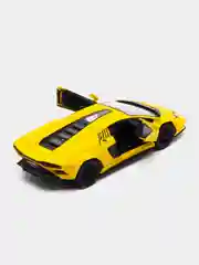 Желтый машинка металлическая инерционная Lamborghini Countach LPI 800-4 KT5437D 1:38 KINSMART